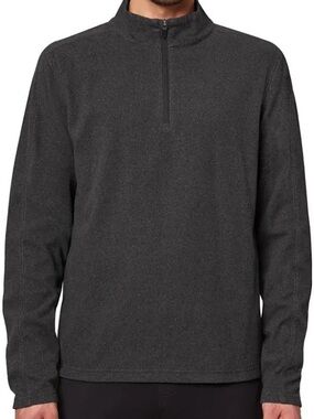 Mondetta Men's Charcoal Quarter Zip Fleece EUC XXL